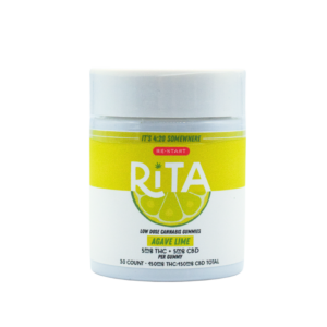 RESTART Rita Delta 9 THC CBD 10MG Gummies Agave Lime “ENERGY" / 30ct